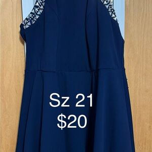 Elegant Navy Blue Prom Dress